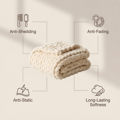 Softly Ever™ Cozy Bubble Blanket