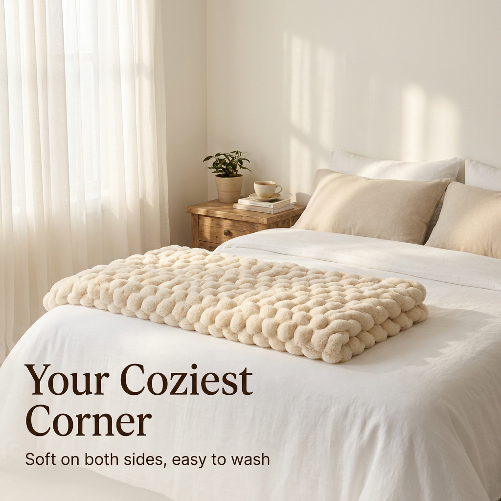 Softly Ever™ Cozy Bubble Blanket