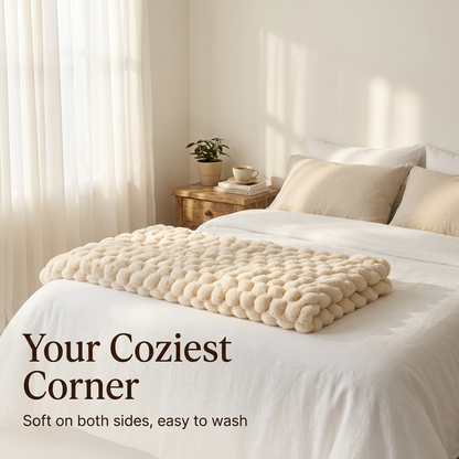 Softly Ever™ Cozy Bubble Blanket