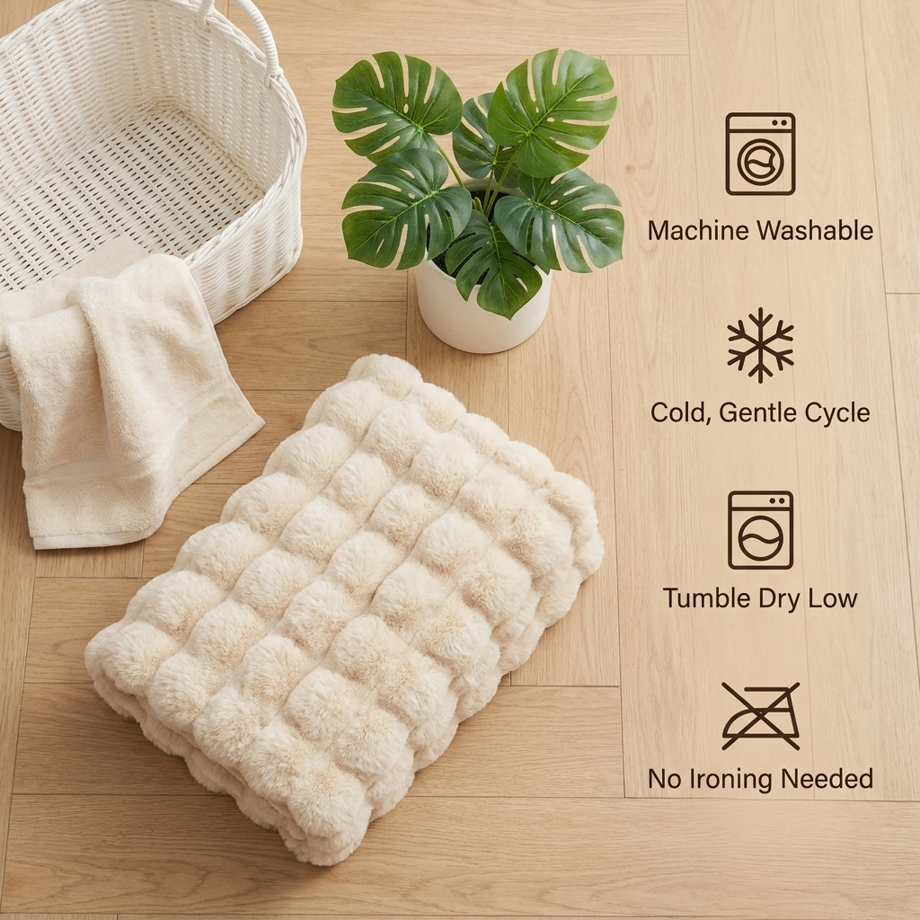 Softly Ever™ Cozy Bubble Blanket